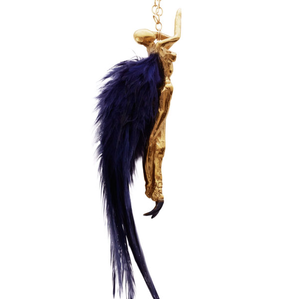 Yunus And Eliza Black Swan Necklace